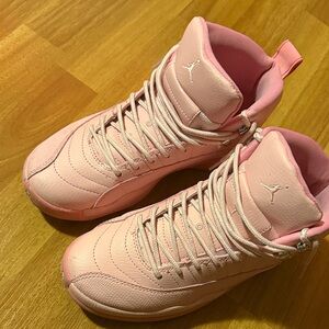 Pink Jordan 12’s
